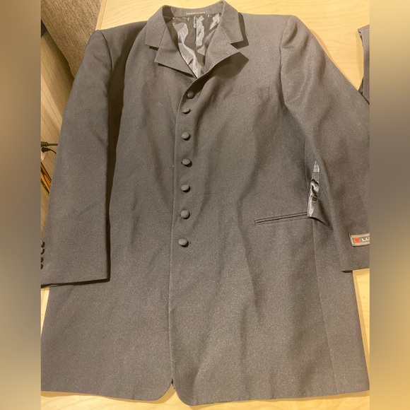 Lucci Suit Jacket with Matching Vest 48 R (H) - Picture 6 of 14